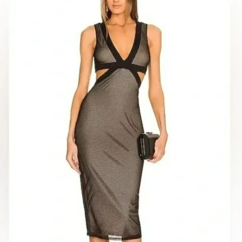 Michael Costello x REVOLVE Rebecca Midi Dress. SZ S - Picture 3 of 9